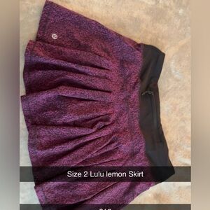 Purple Lulu Lemon Skirt
